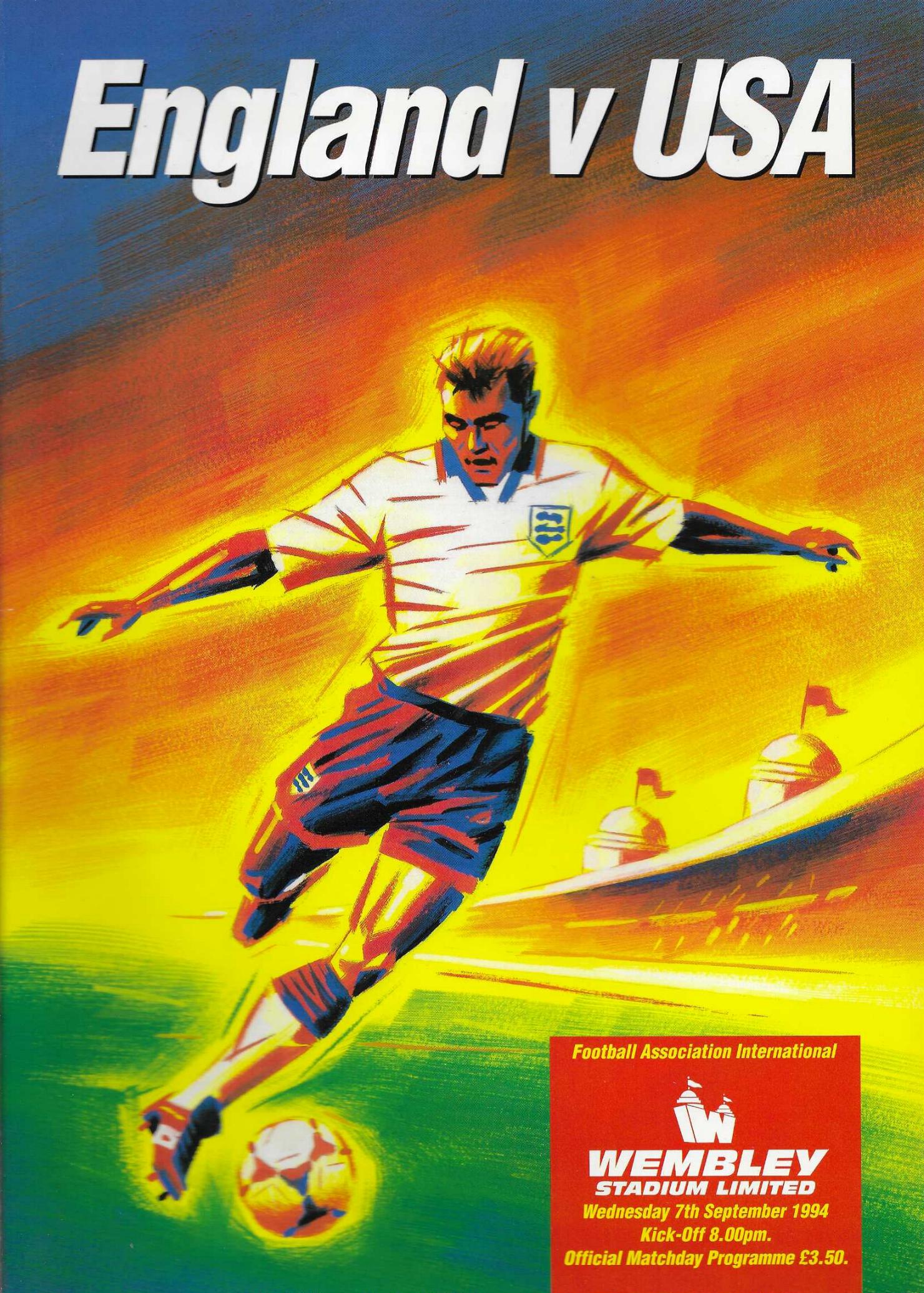 1994 - ENGLAND v USA